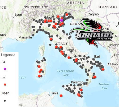 Report Tornado in Italia
