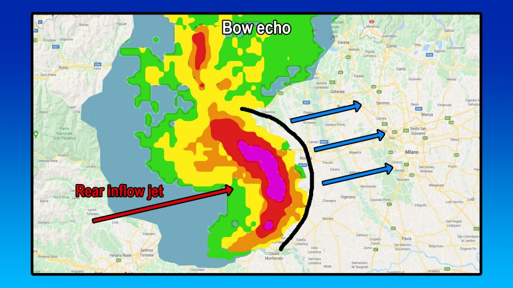 Come riconoscere i temporali al radar