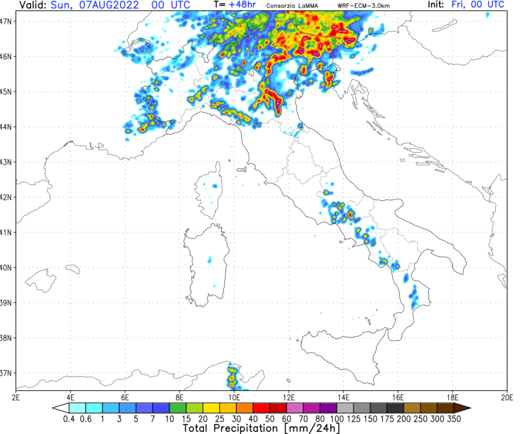 Tornano i temporali con calo termico