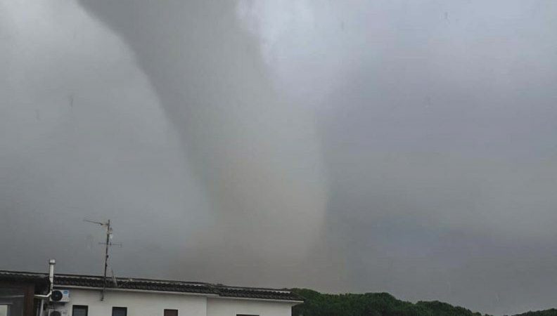 Grosso tornado a Sabaudia