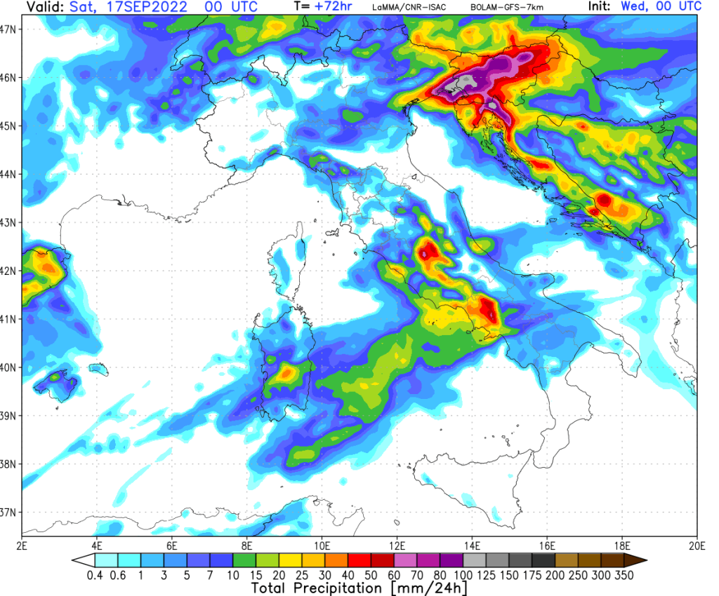 Temporali intensi tra il Tirreno e il Nord-Est