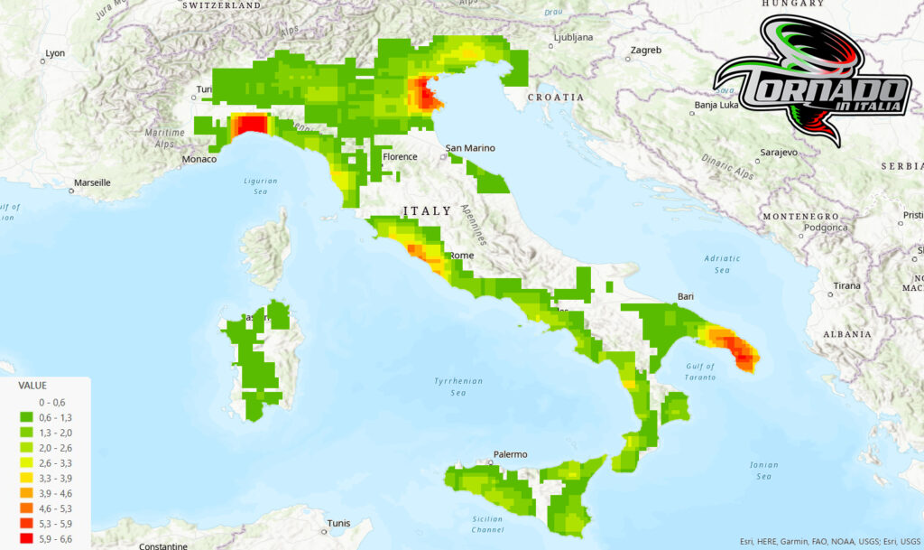 Report Tornado in Italia 2022