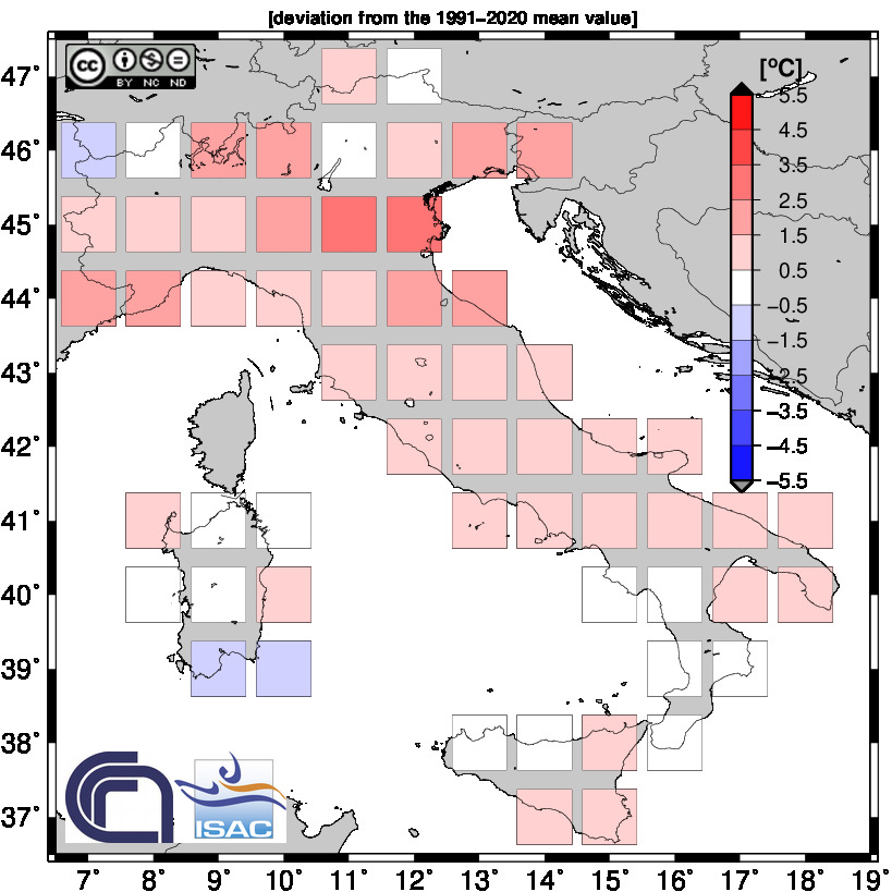Il 2023 inizia caldo in Italia