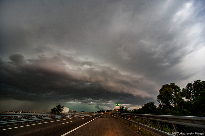 Temporali sul basso Piemonte