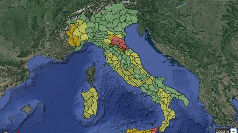 Allerta rossa in Sicilia ed Emilia-Romagna, 21 Maggio