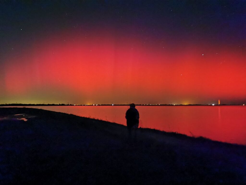 Aurora boreale su gran parte d'Italia