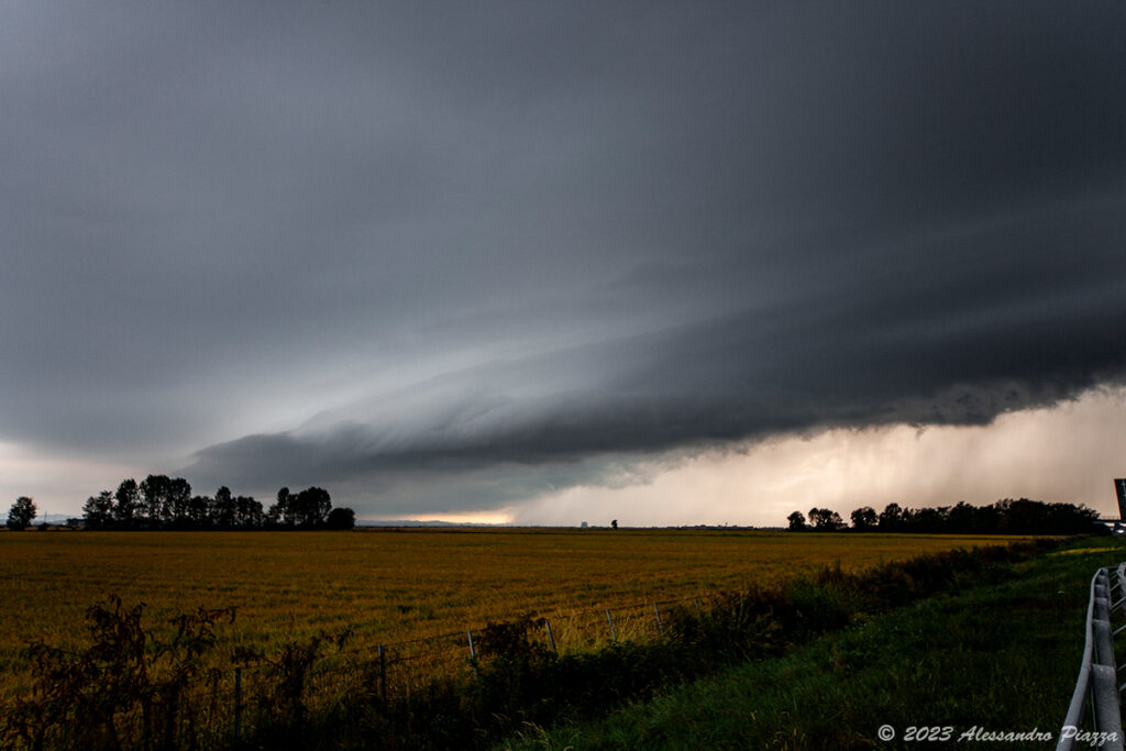 Shelf cloud piemontese