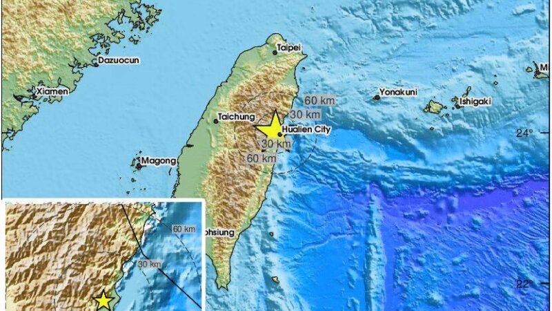 Il terremoto più intenso degli ultimi 25 anni a Taiwan