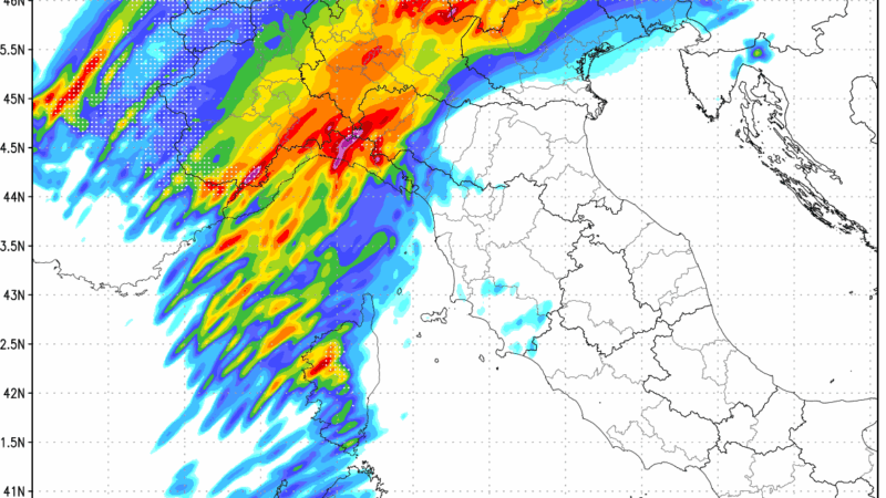 Prima le piogge, poi il calo termico