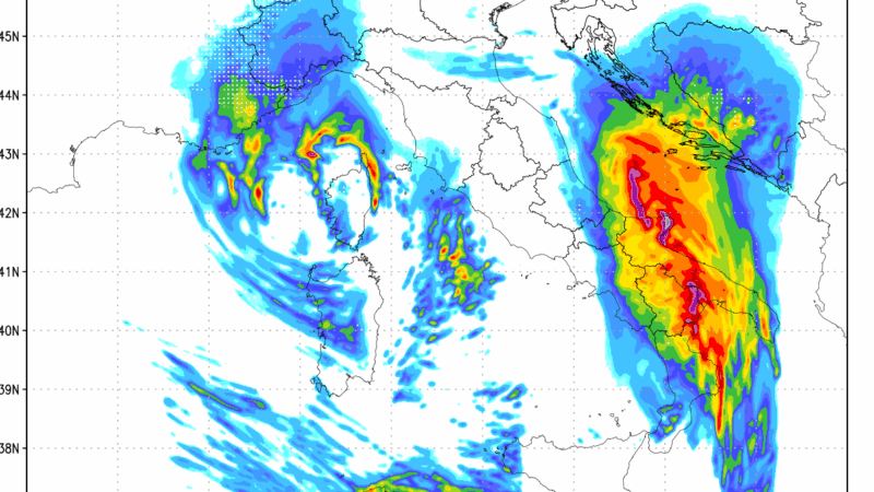 Fase perturbata soprattutto al Sud-Est